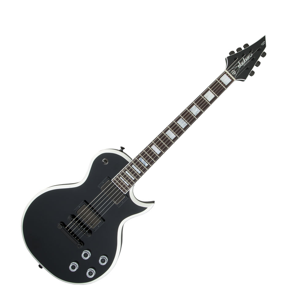 Jackson USA Signature Marty Friedman MF-1 Gloss Black with White Bevels エレキギター