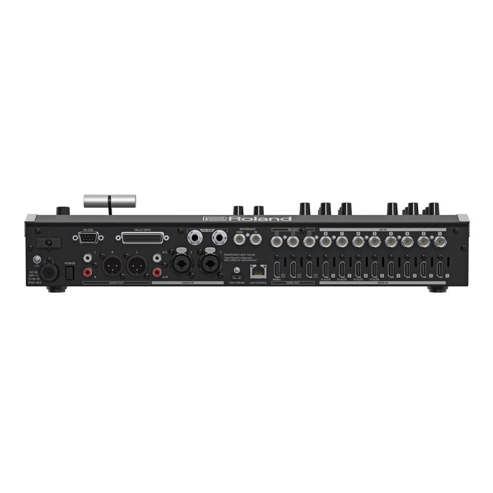 ROLAND V-160HD STREAMING VIDEO SWITCHER ビデオスイッチャー 入出力部の画像