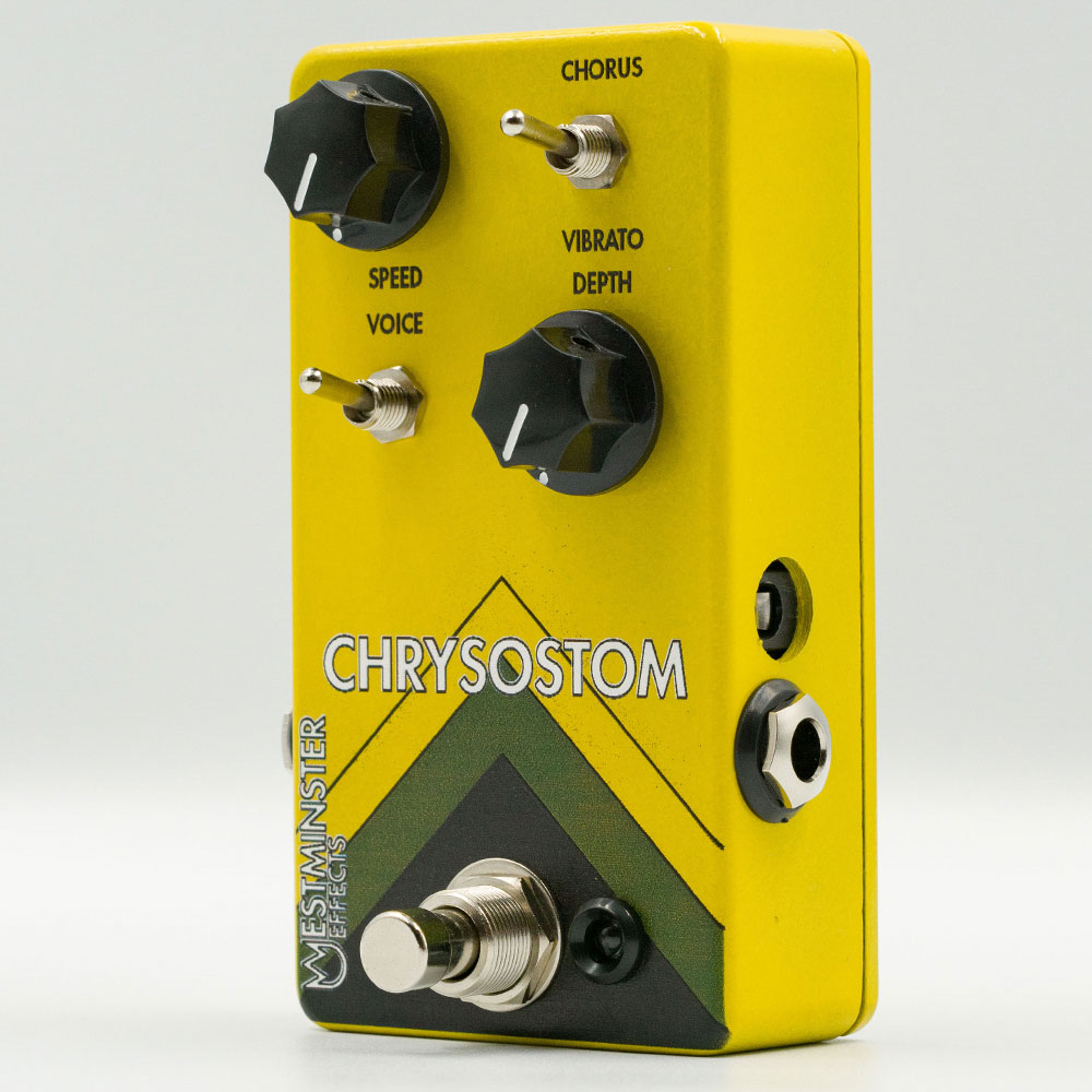 Westminster Effects WE-CCV Chrysostom コーラス ギターエフェクター ウエストミンスターエフェクツ 入出力端子部画像