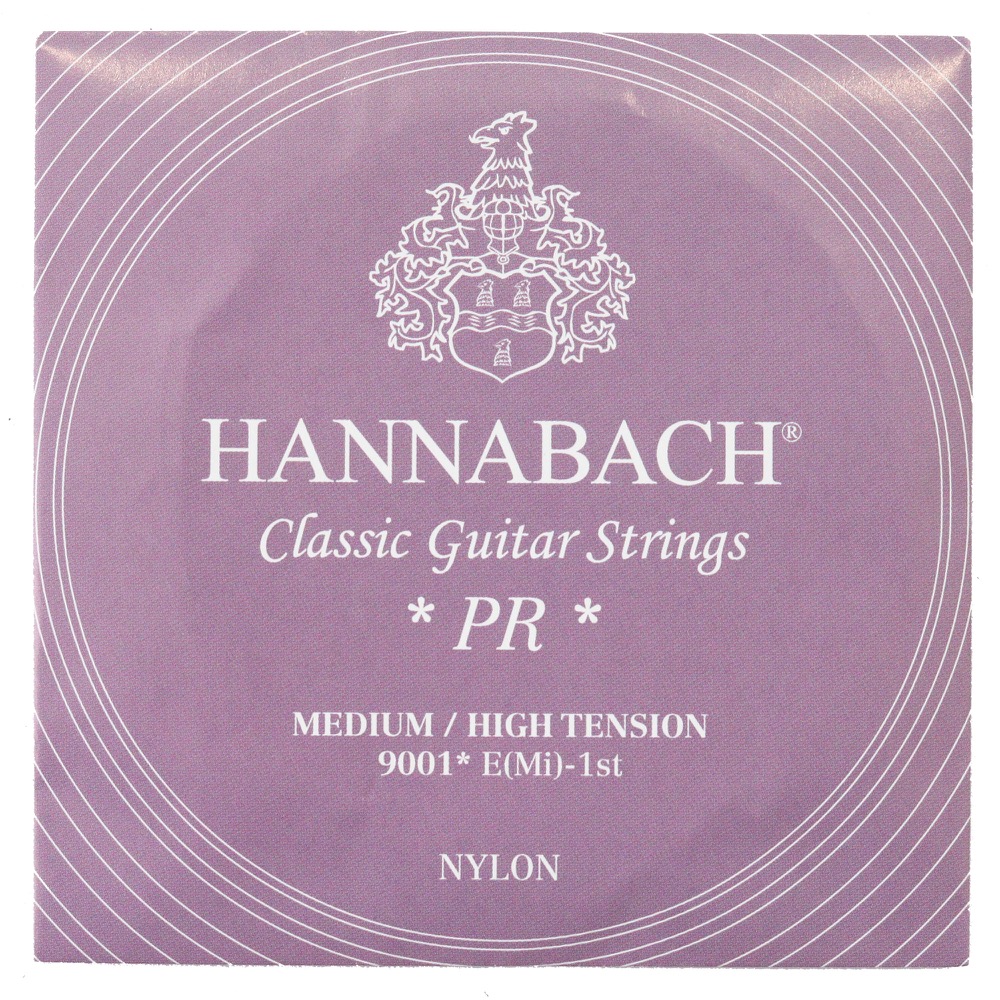 HANNABACH Silver200 9001MEDIUM/HIGH 1弦 ミディアムハイテンション バラ弦 クラシックギター弦