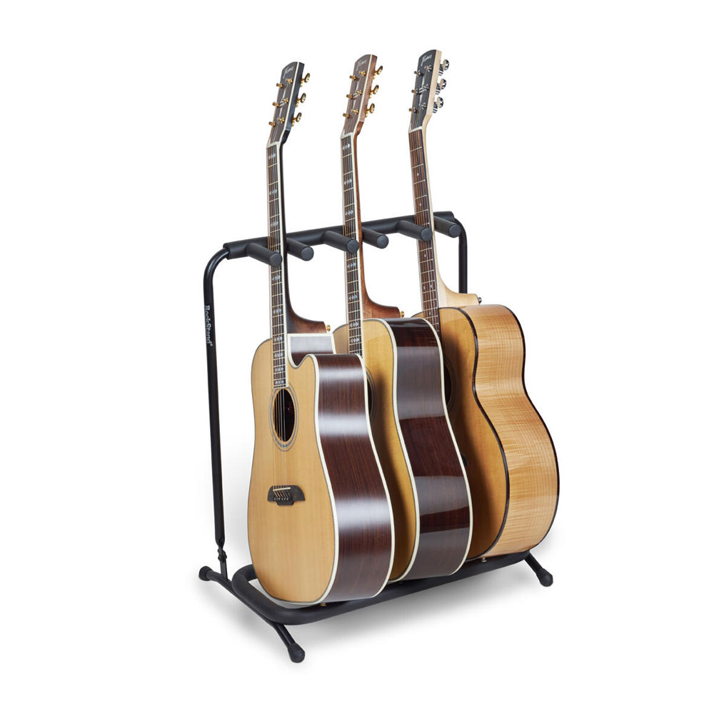 RockStand by Warwick RS 20870 B/1 3本立て ギタースタンド 組み立て済み 使用例