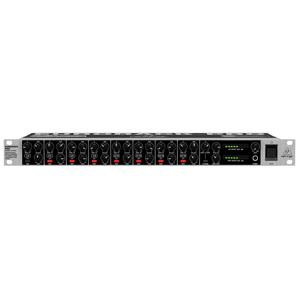 BEHRINGER RX1602 V2 ラインミキサー 正面パネルの画像