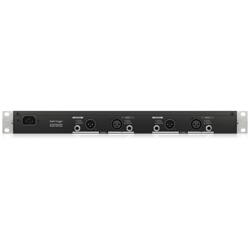 BEHRINGER MIC2200 V2 マイクプリアンプ 背面パネルの画像