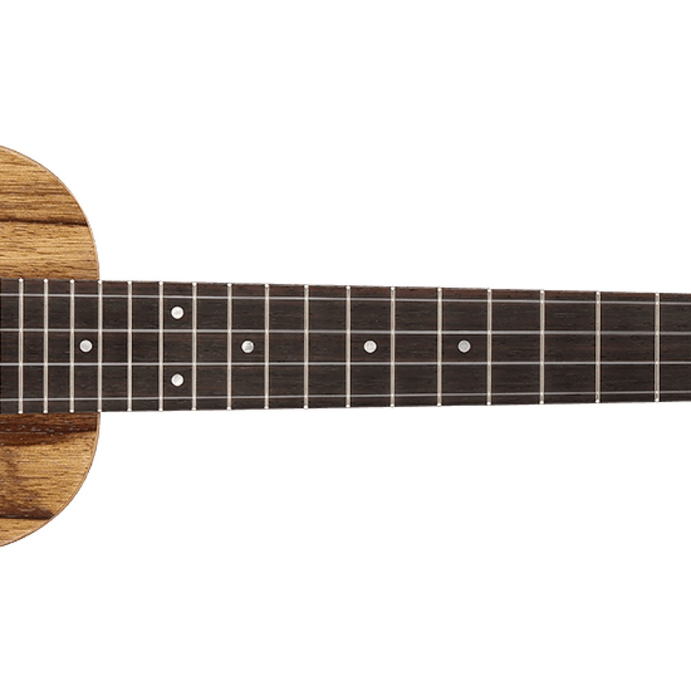 VOX VUP-33 CBL コンサートウクレレ ピックアップ付き 日本製 指板画像