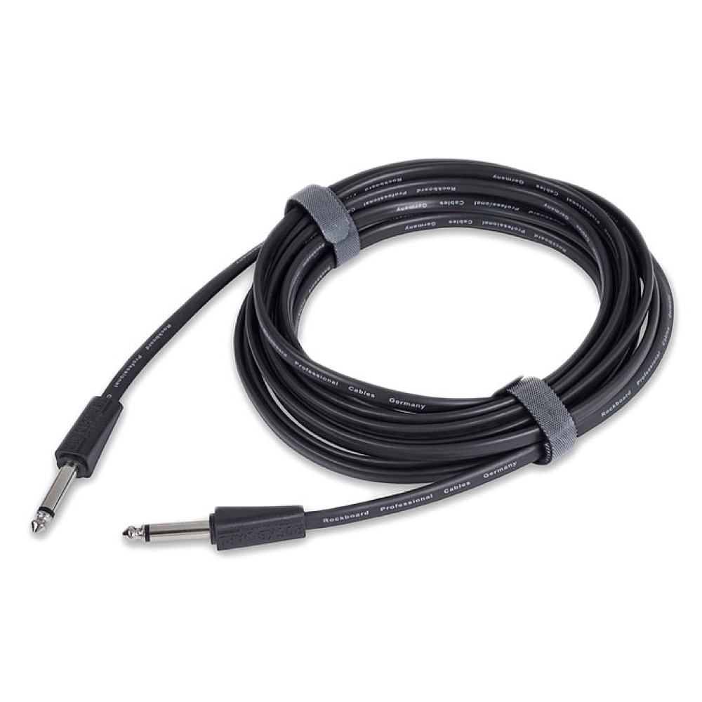 RockBoard RBO CAB FL 600BLK SS Flat Instrument Cable straight straight SS 6m ギターケーブル