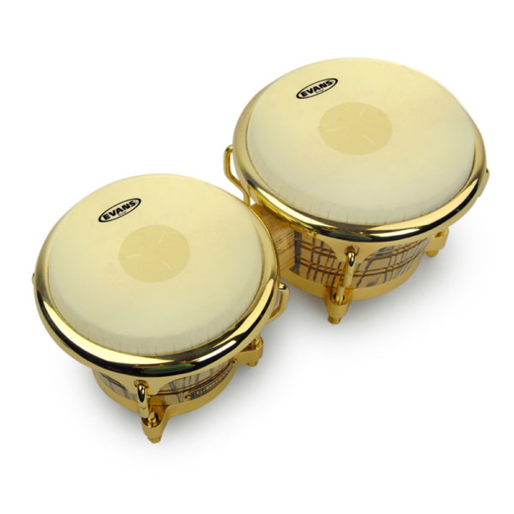 EVANS EB0709 7 1/4' & 8 5/8' Bongo Pack ボンゴヘッド 2枚セット 装着イメージ画像