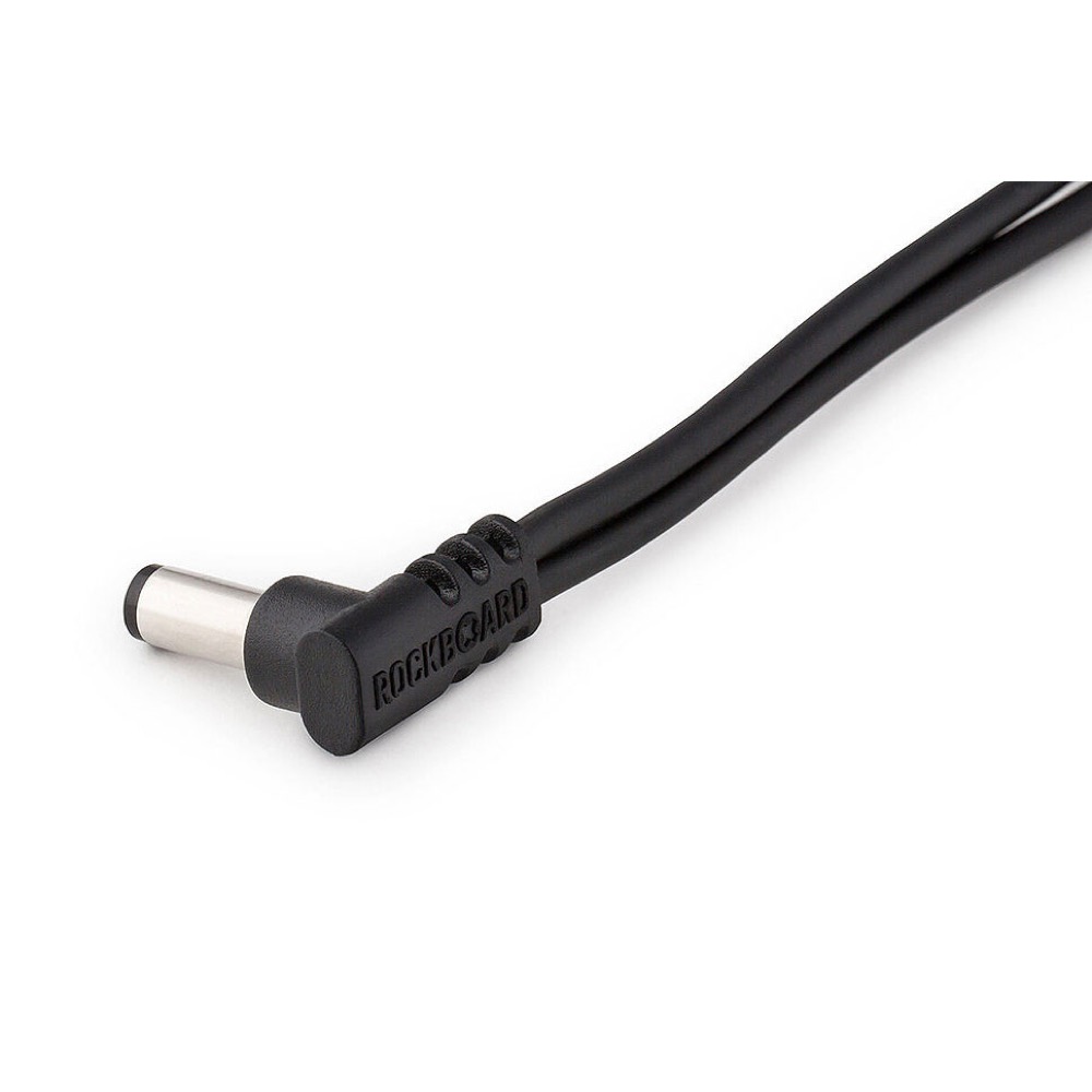 RockBoard RBO CAB POWER DC8 A Flat Daisy Chain Cable 8 Outputs Angled エフェクター用 電源分配ケーブル プラグ画像