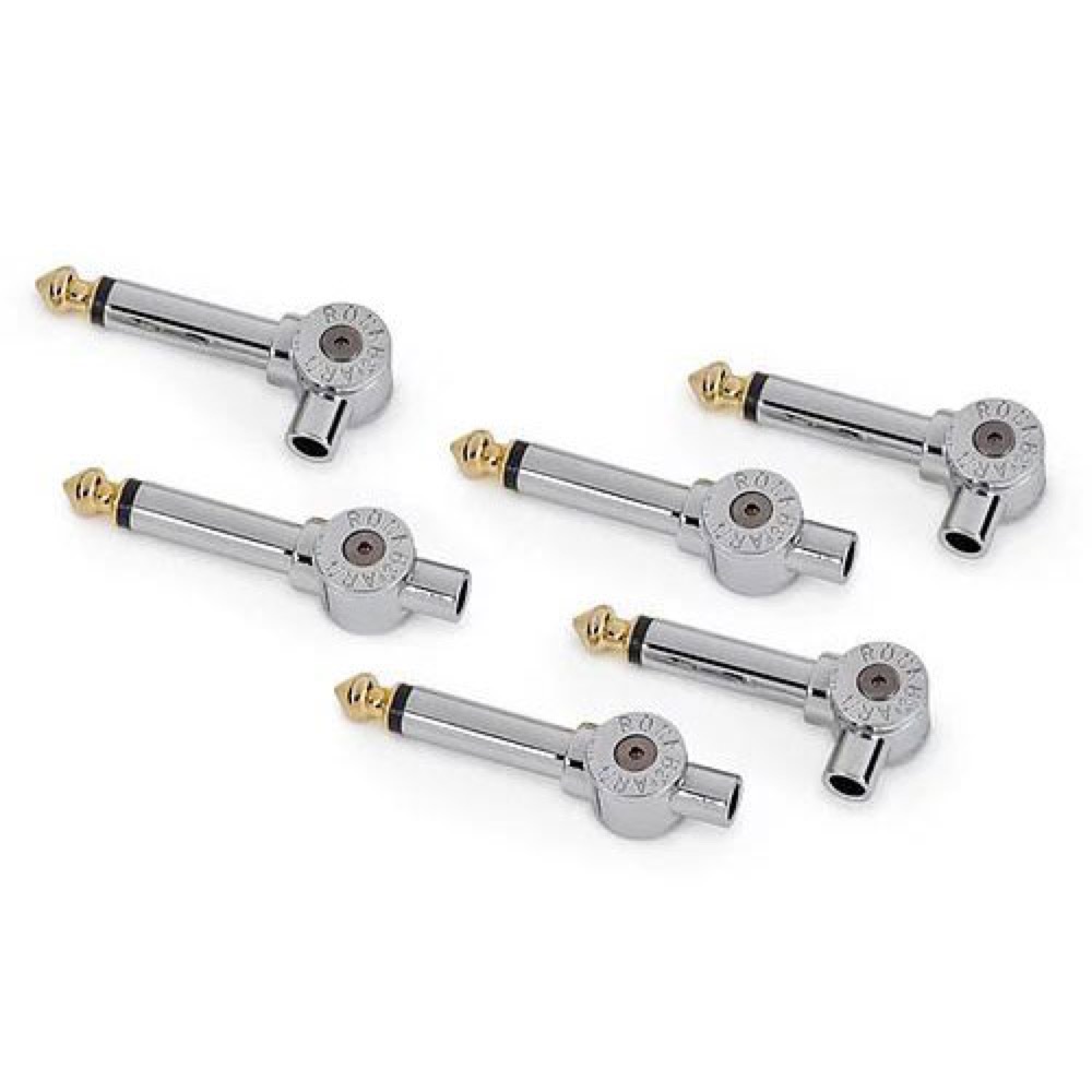 RockBoard RBO CAB PW PLUG 6 CR PatchWorks Solderless Plugs 6 pcs Chrome ソルダーレスプラグ プラグ画像