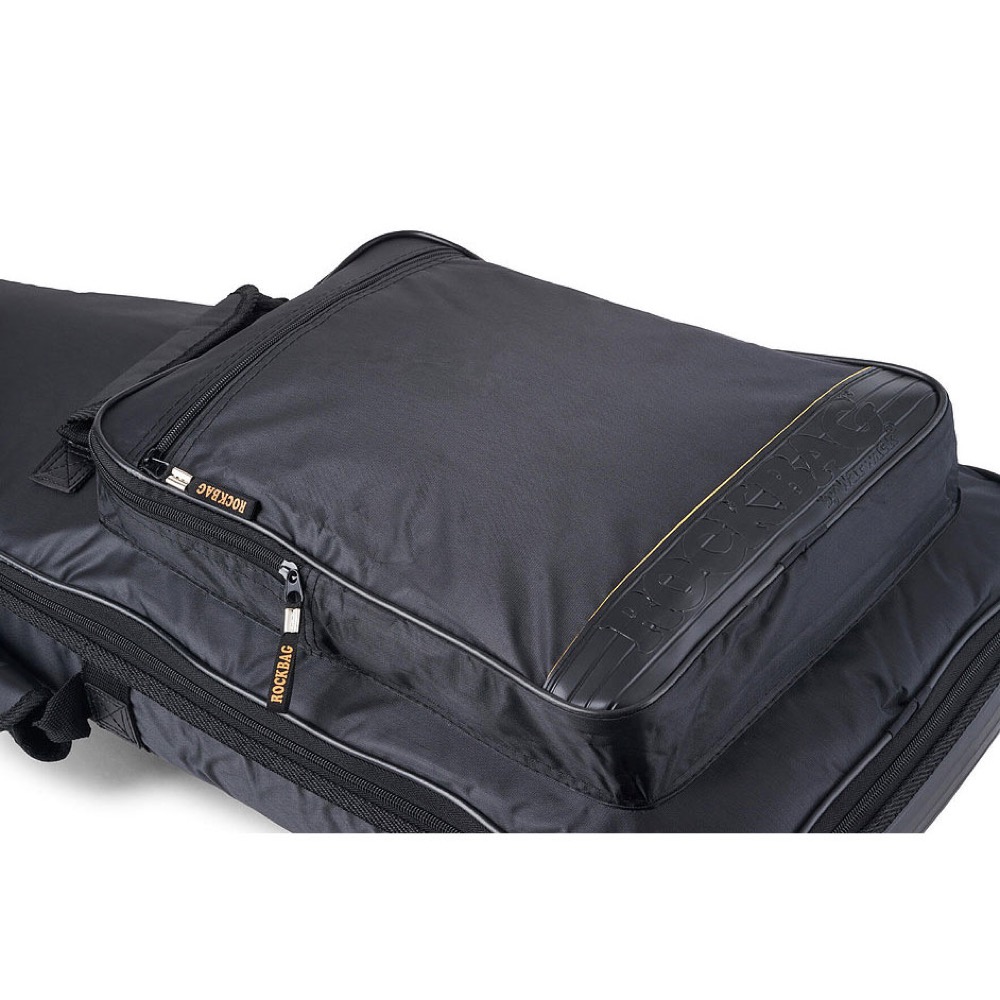 RockBag by WARWICK RBG 20505 DX EBGIG B Deluxe Line Electric Bass Gig Bag Black エレキベースケース ケースポケット画像