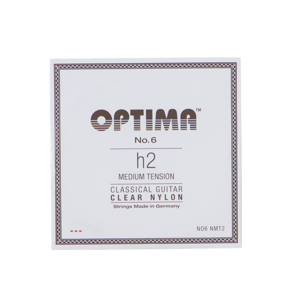 Optima Strings No6.NMT2 Nylon B/H2 Medium 2弦 バラ弦 クラシックギター弦