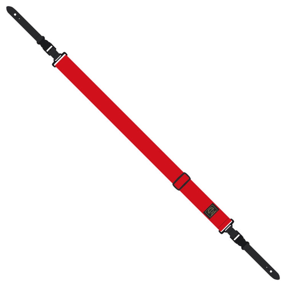 LIVE LINE LSR28RD Clip-System AC Straps Red ギターストラップ