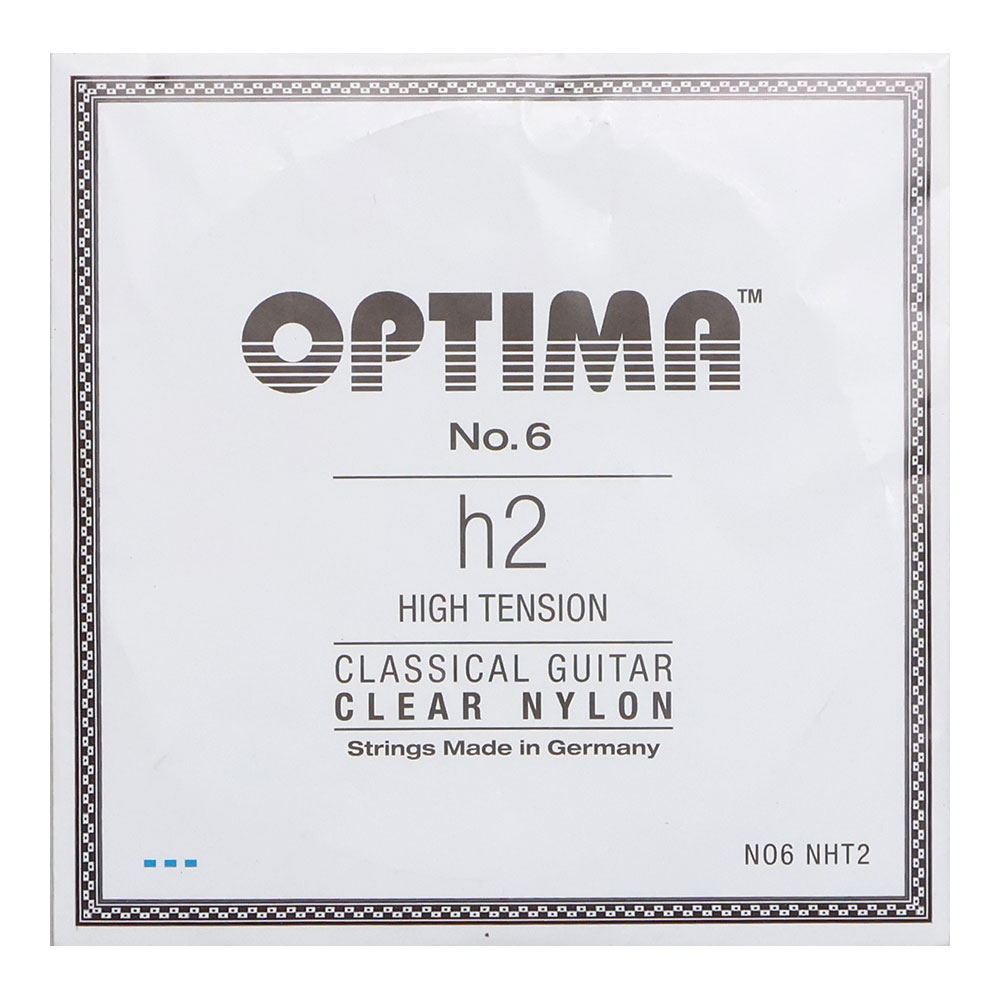 Optima Strings No6.NHT1 Nylon B/H2 High 2弦 バラ弦 クラシックギター弦