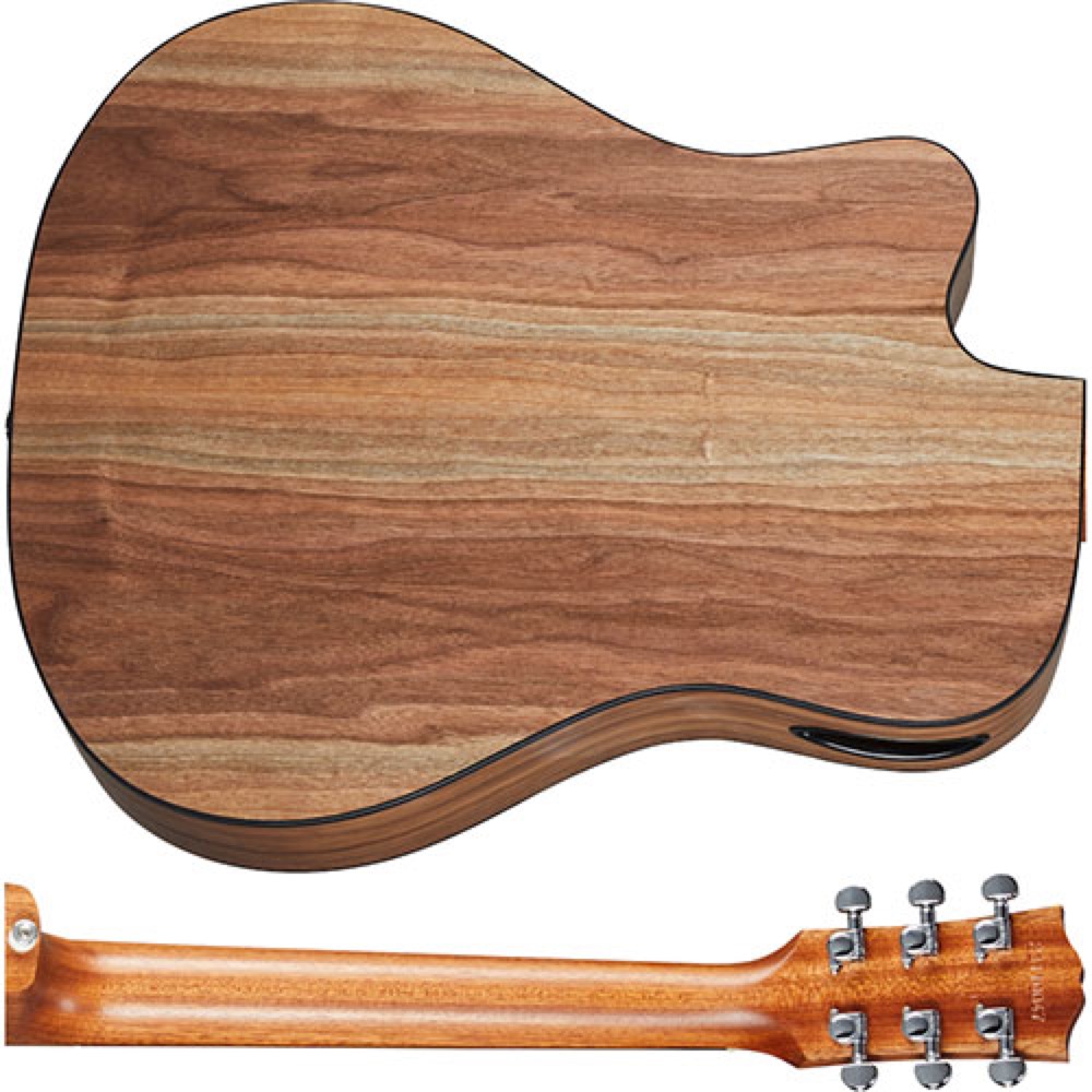 Gibson G-Writer EC エレクトリックアコースティックギター ギブソン ボディバック画像 ネック裏画像