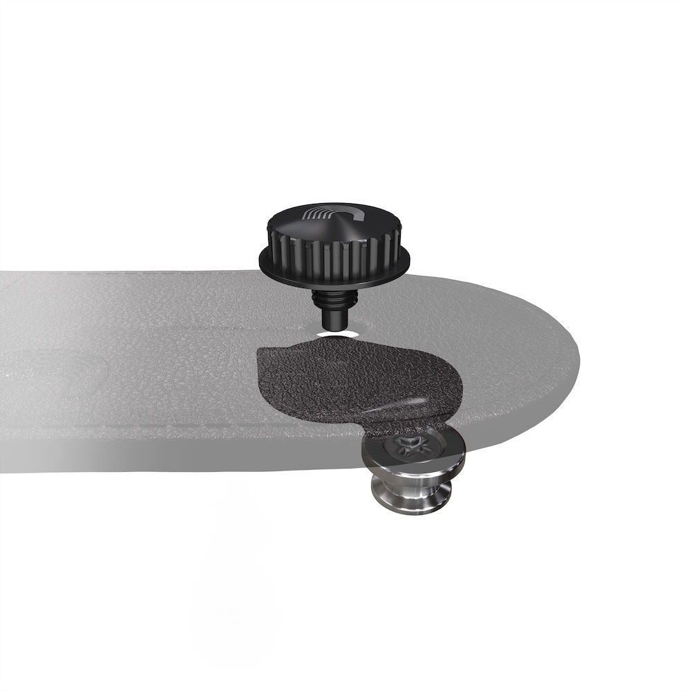 Planet Waves by D’Addario PW-SLS-03 Universal Strap Lock System ストラップロック 使用例画像
