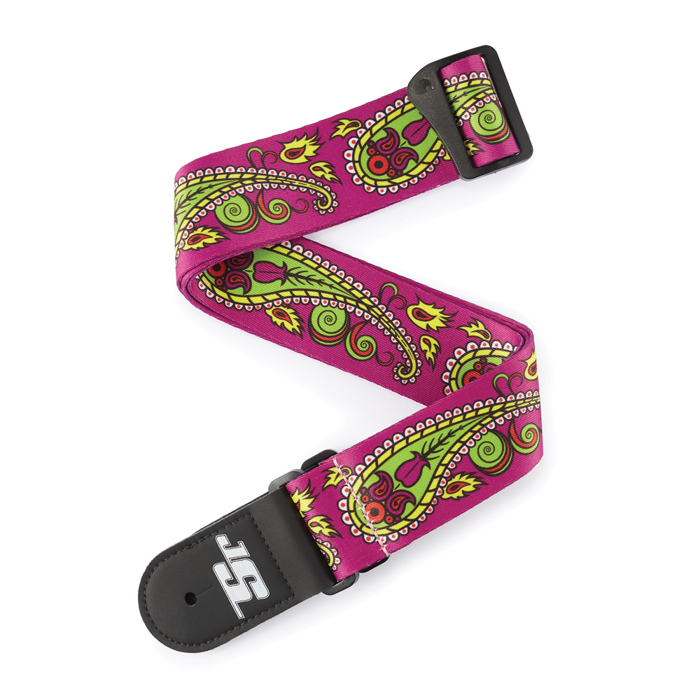 Planet Waves by D’Addario 50JS14 Paisley Purple ギターストラップ