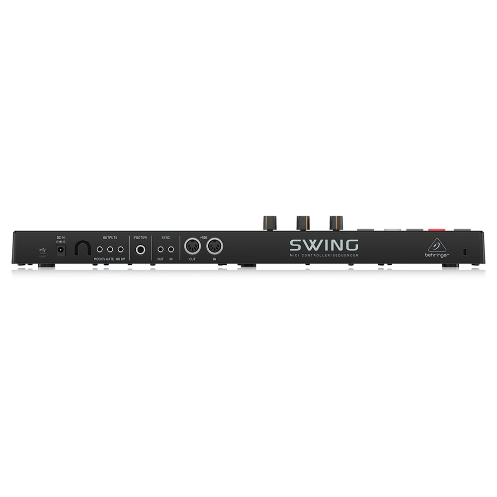 BEHRINGER SWING 32鍵盤USB MIDIキーボードコントローラー ベリンガー 入出力端子部画像