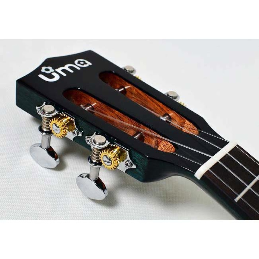 Uma Ukulele UK-20SSP BL パイナップル型 ソプラノウクレレ ヘッドの画像