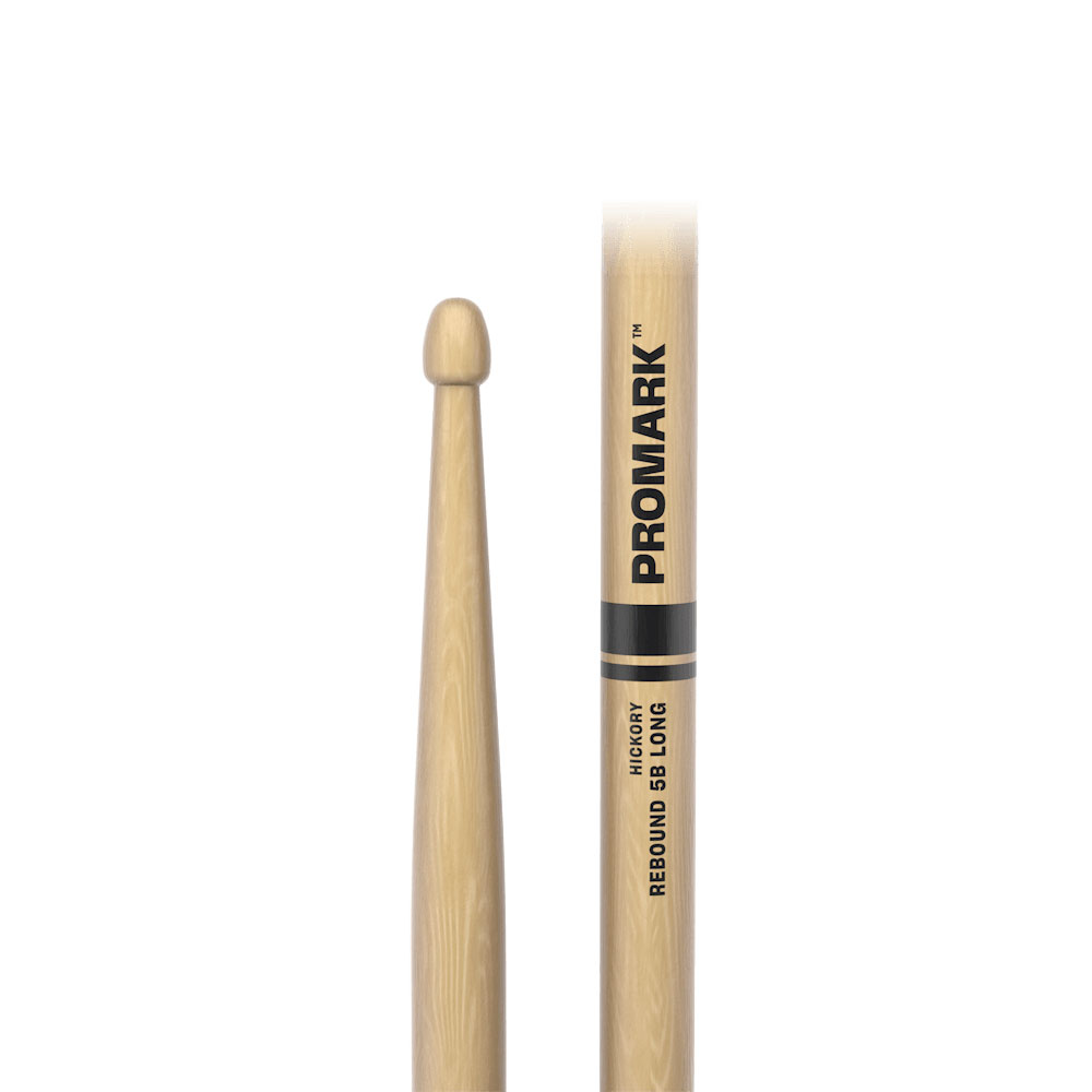 PROMARK RBH595LAW REBOUND 5B LONG ドラムスティック チップ部アップ画像