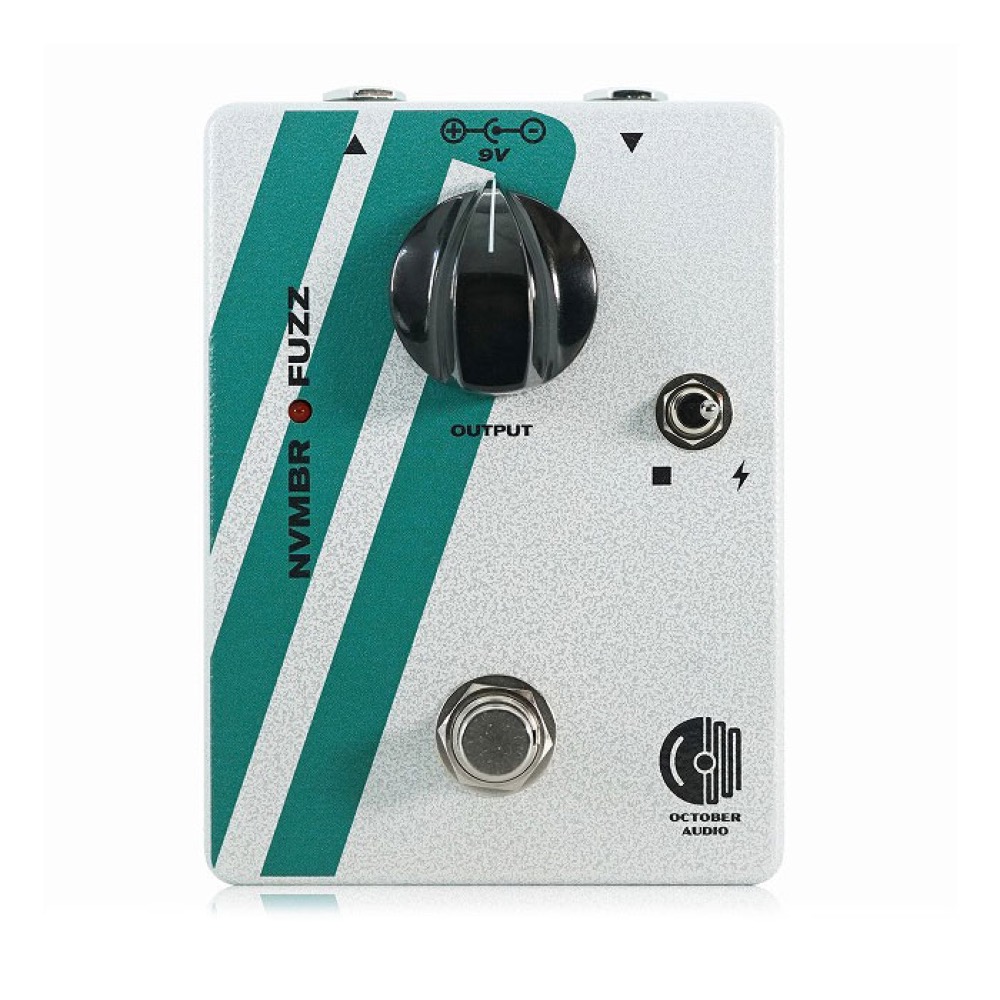 October Audio NVMBR Fuzz Green Stripe ファズ ギターエフェクター