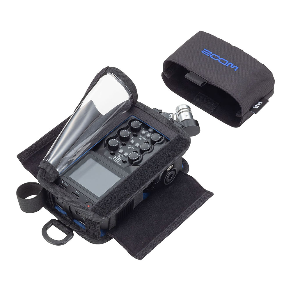 ZOOM PCH-8 H8専用 プロテクティブケース 使用例