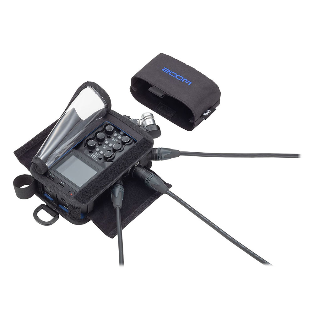 ZOOM PCH-8 H8専用 プロテクティブケース 使用例