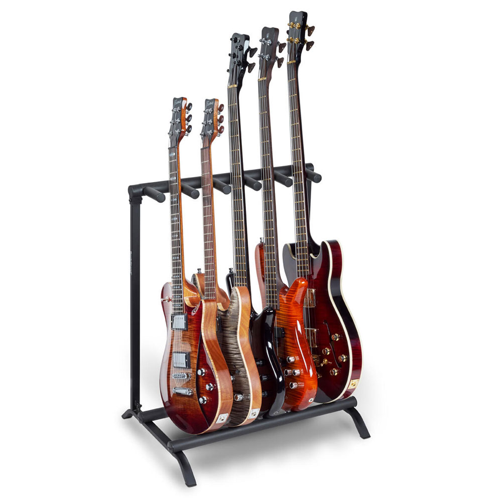 RockStand by Warwick RS 20881 B/1 FP 5本立て ギタースタンド 組み立て式 使用例