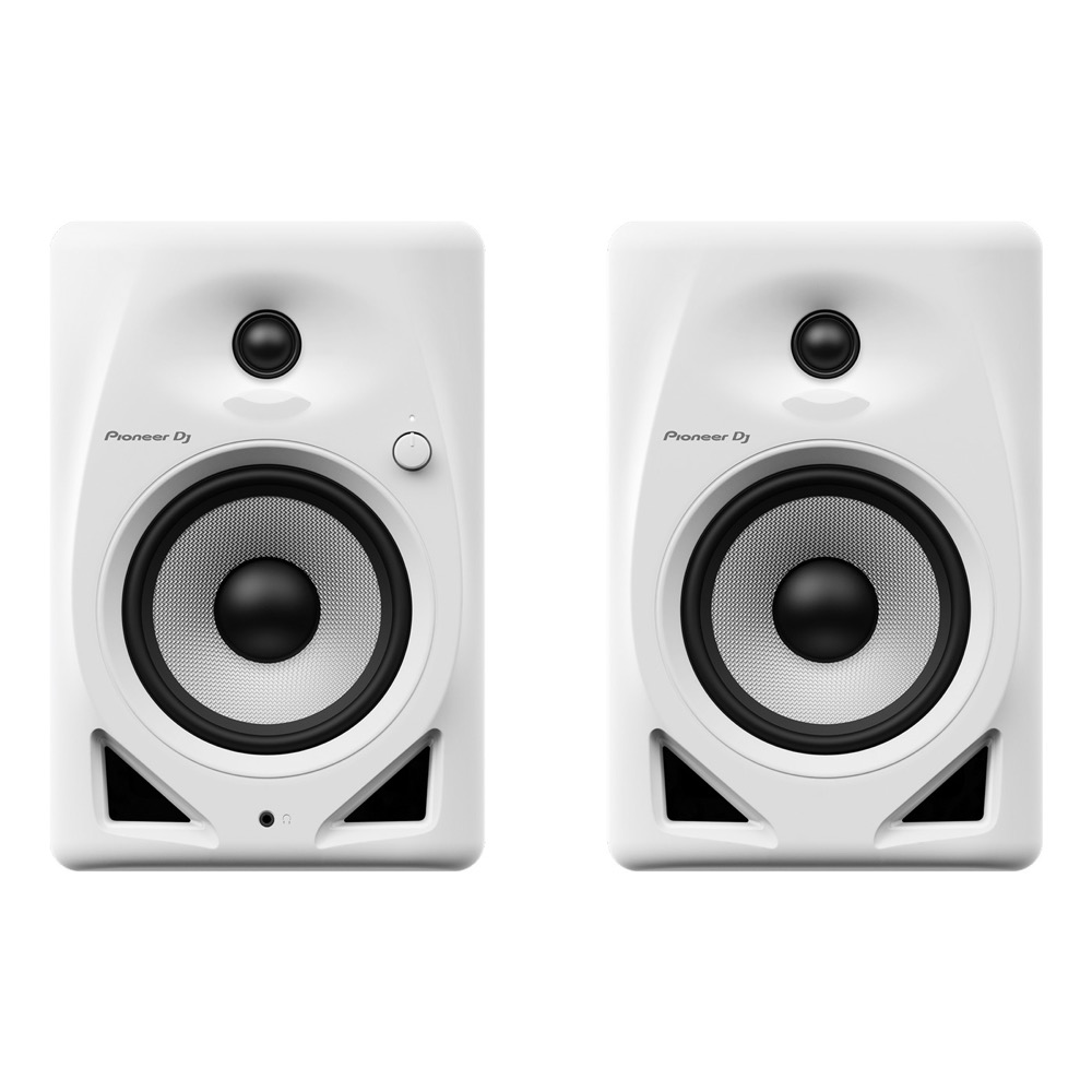 Pioneer DJ DM-50D-W White パワードモニタースピーカー 1ペア（2台） スピーカー本体の正面画像