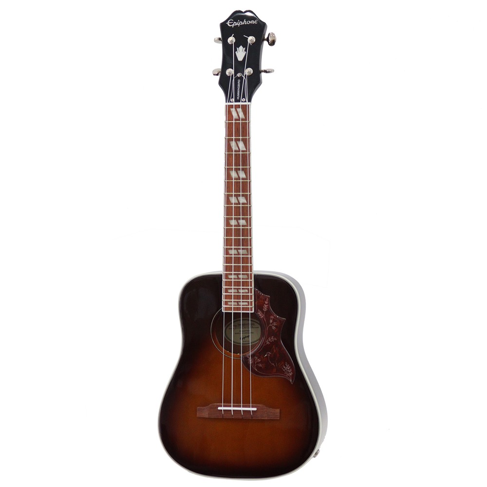 Epiphone Hummingbird UKULELE OUTFIT TENOR Tobacco Sunburst エレクトリックウクレレ テナー