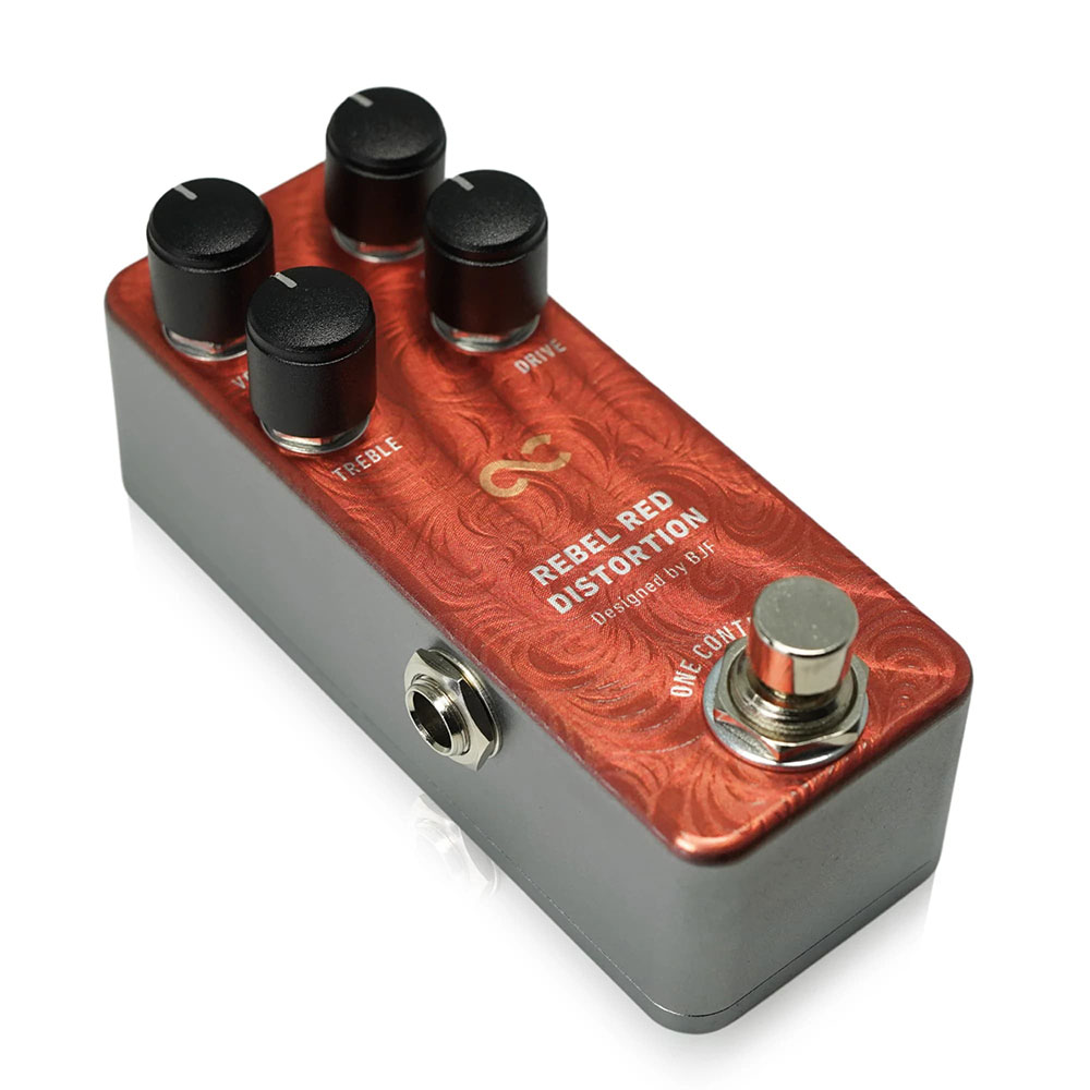 One Control Rebel Red Distortion 4K ディストーション ギターエフェクター 全体像