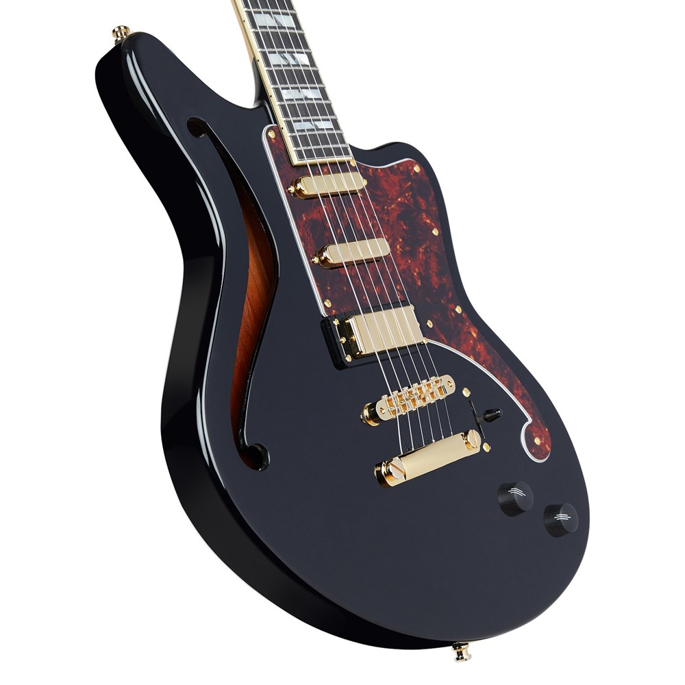 D’Angelico Deluxe Bedford SH Black エレキギター アップ画像