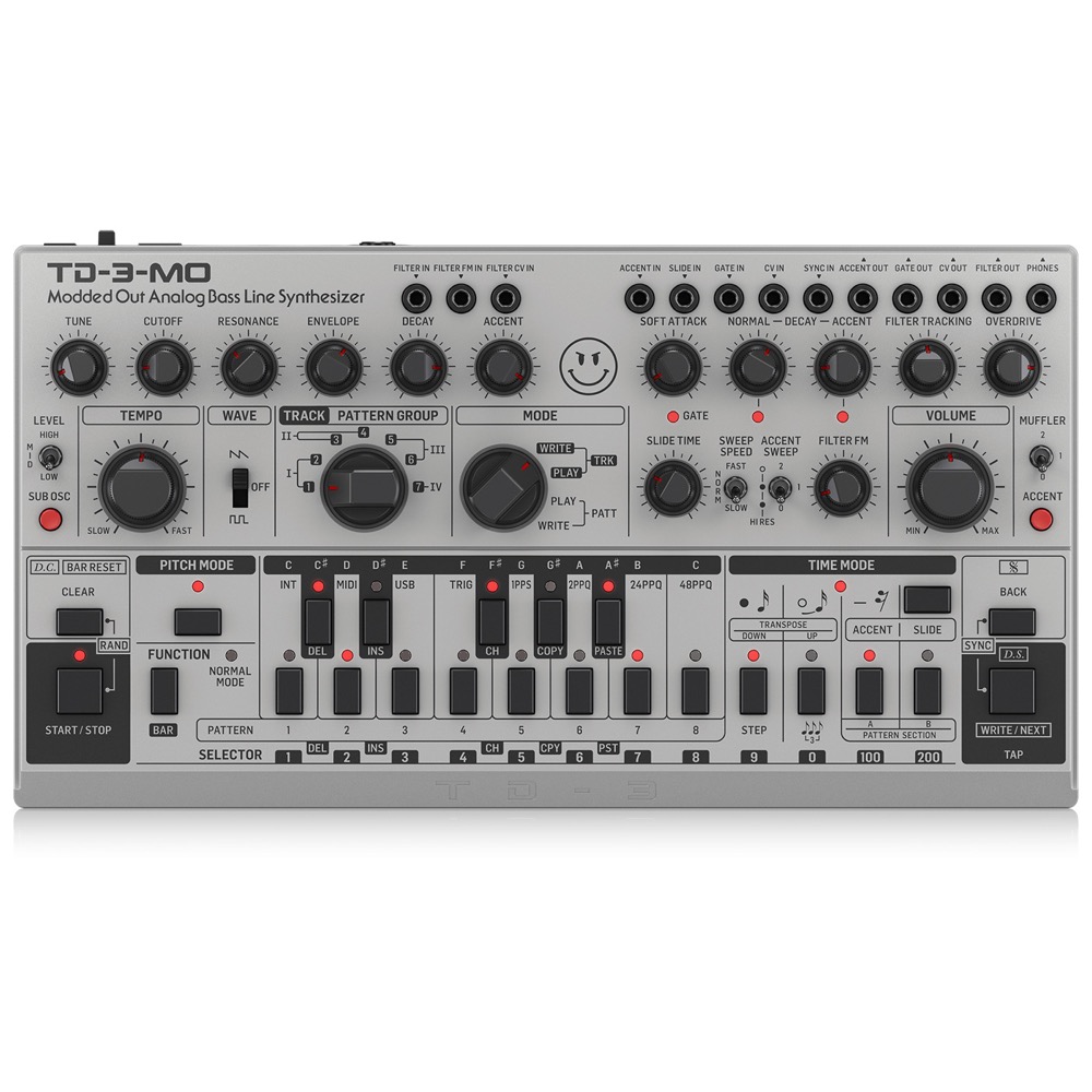 BEHRINGER TD-3-MO-SR シーケンサー ベースマシン リズムマシン Modded Outモデル モディファイ仕様