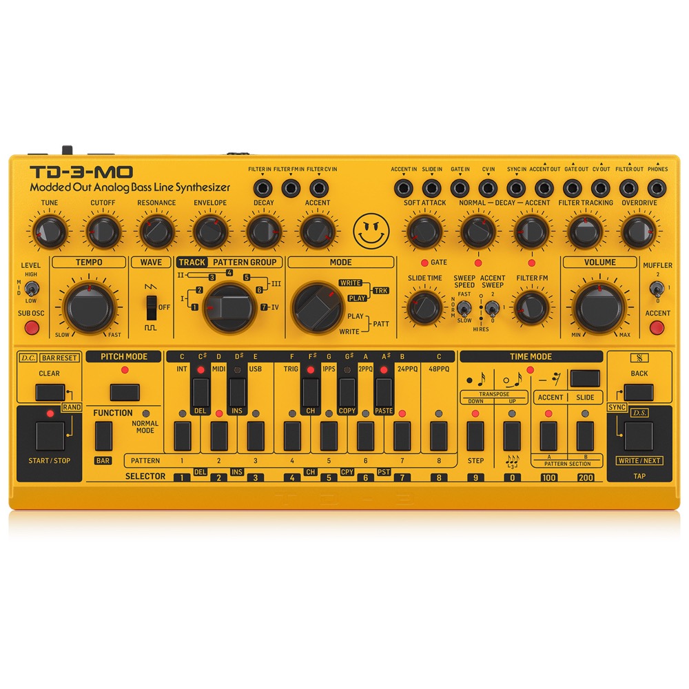 BEHRINGER TD-3-MO-AM シーケンサー ベースマシン リズムマシン Modded Outモデル モディファイ仕様