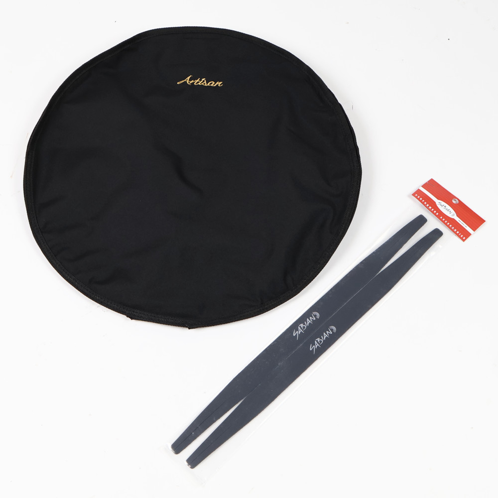 SABIAN VL-18ASML Artisan Traditional Symphonic ML 18インチ コンサートシンバル ペア 付属品