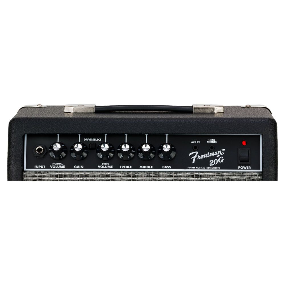 Fender Frontman 20G ギターアンプ コンボ コントロールパネル