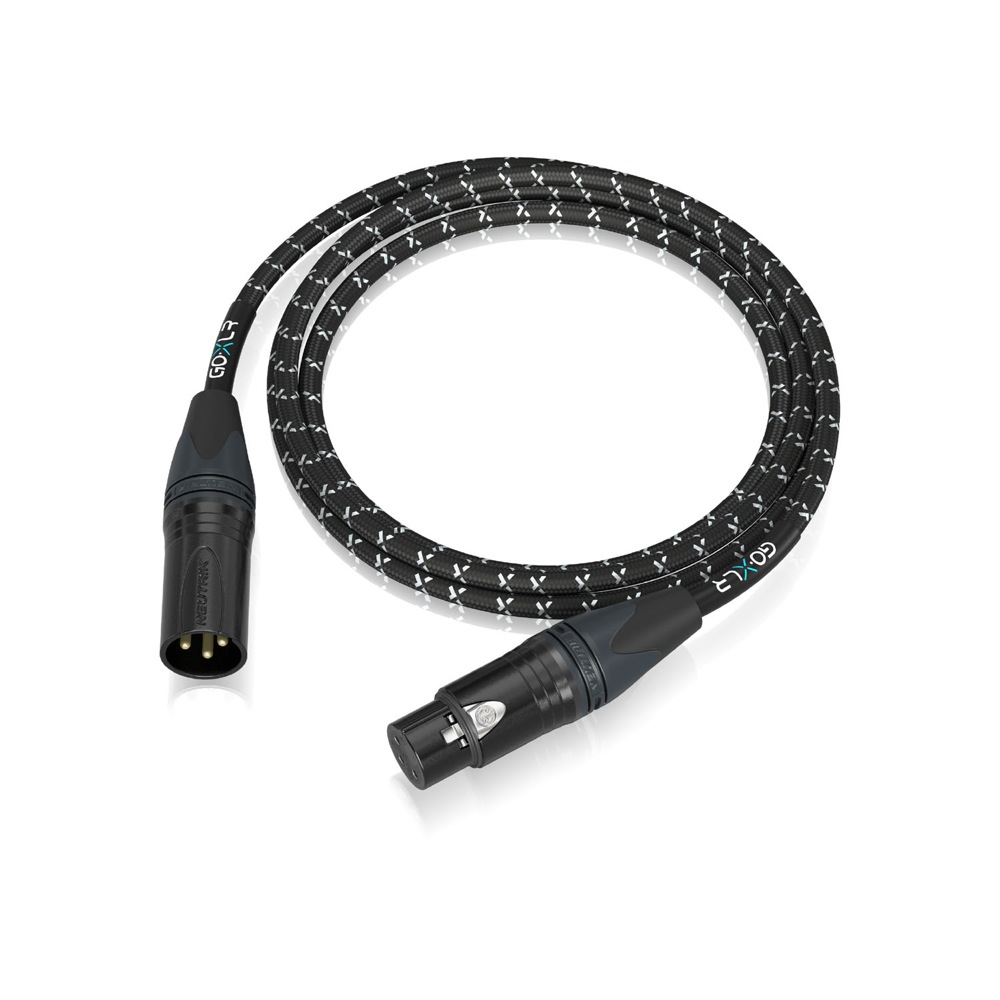 TC-HELICON GoXLR MIC CABLE 3m フレキシブルXLRマイクケーブル ノイトリックプラグ 全体画像