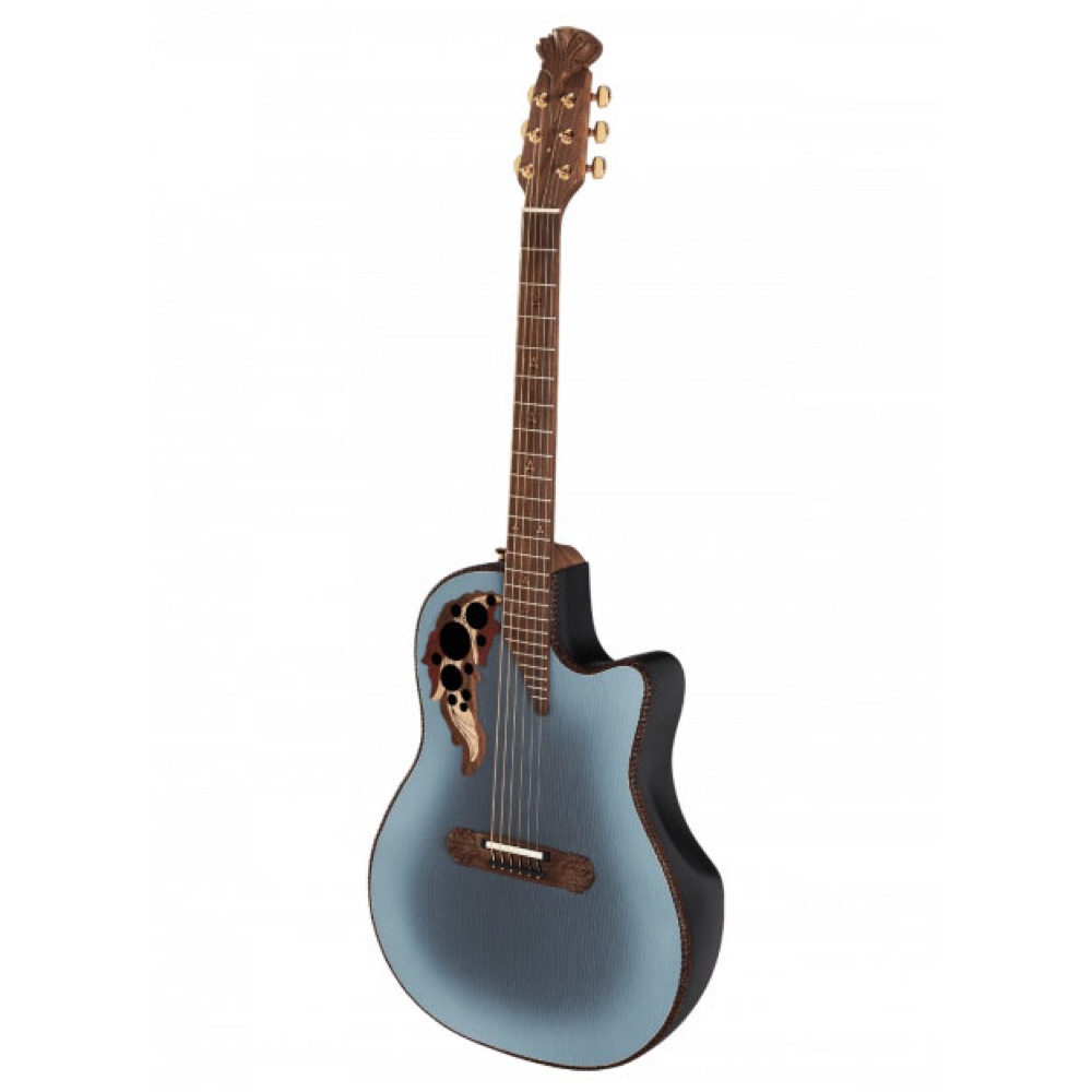 OVATION 2087GT-8 Adamas I， GT Cutaway Deep Contour Reverse Blue Burst エレクトリックアコースティックギター 正面画像