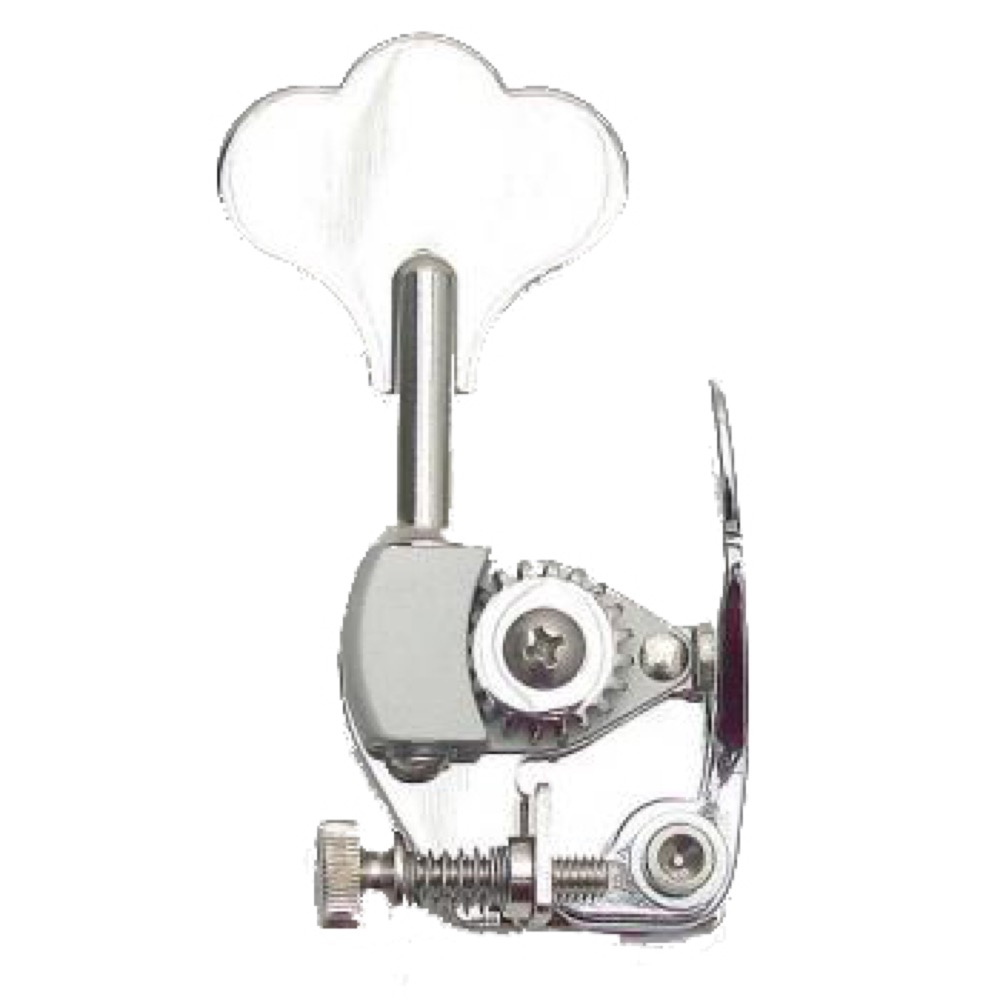 HIPSHOT Ultralite Bass Xtender Clover Key 3/8 Chrome ベース用エクステンダー