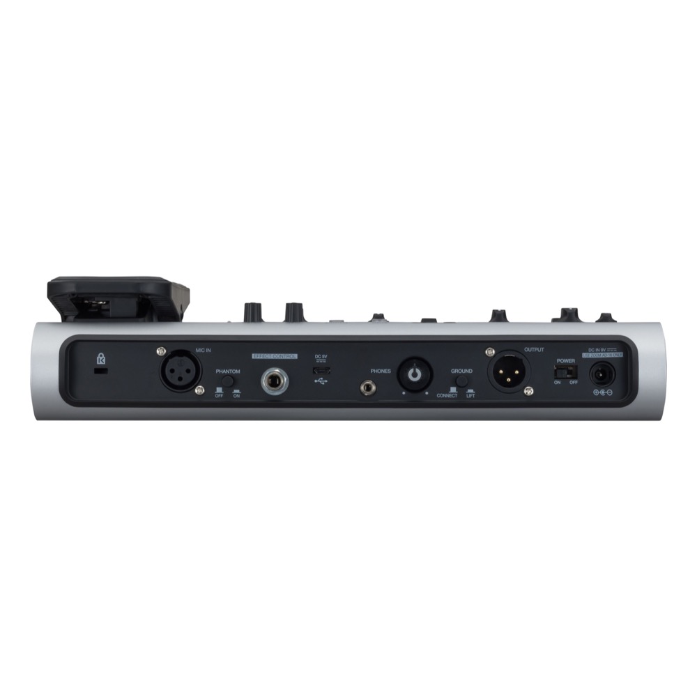 ZOOM V6-SP ボーカル専用プロセッサー エフェクター 背面入出力部の画像