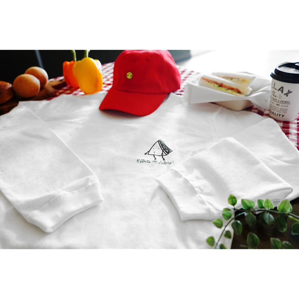 Effects Bakery Sandwich Lサイズ 長袖 Tシャツ ホワイト イメージ
