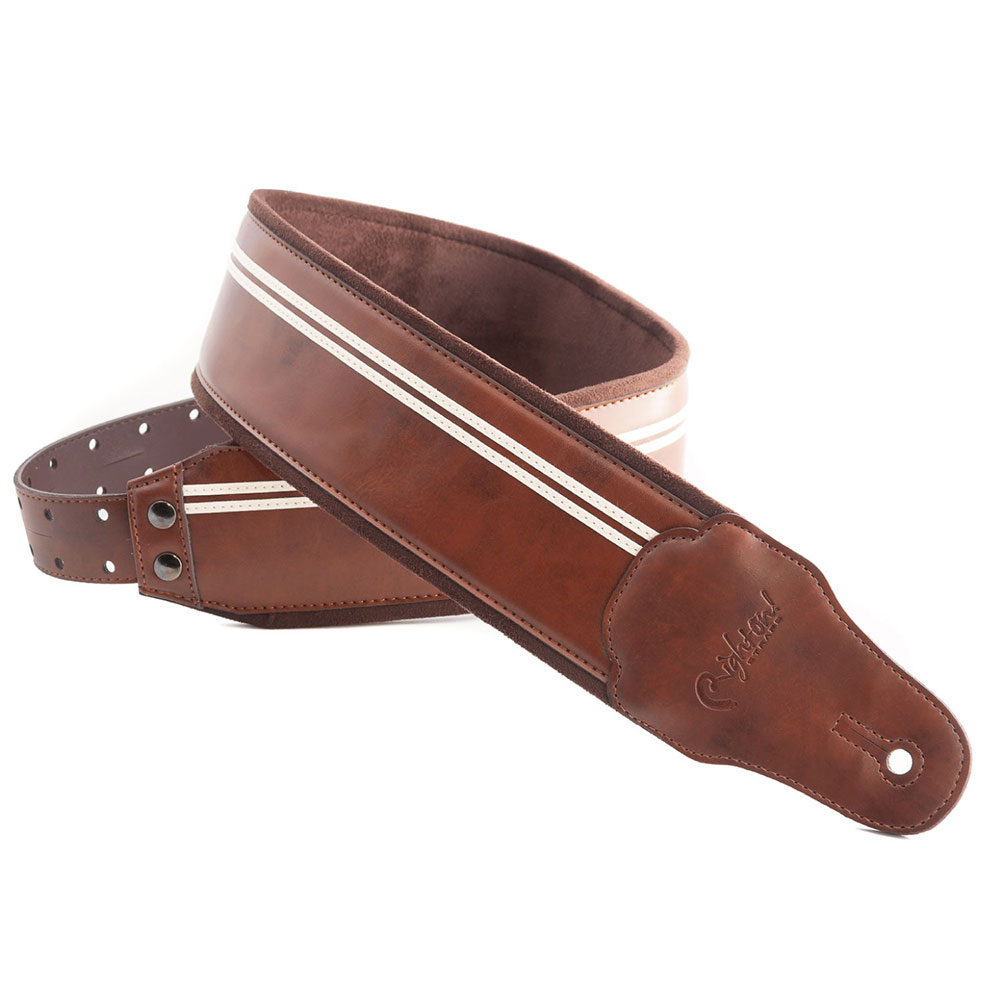 Righton! STRAPS B-RACE Brown ギター ベース用ストラップ 全体画像