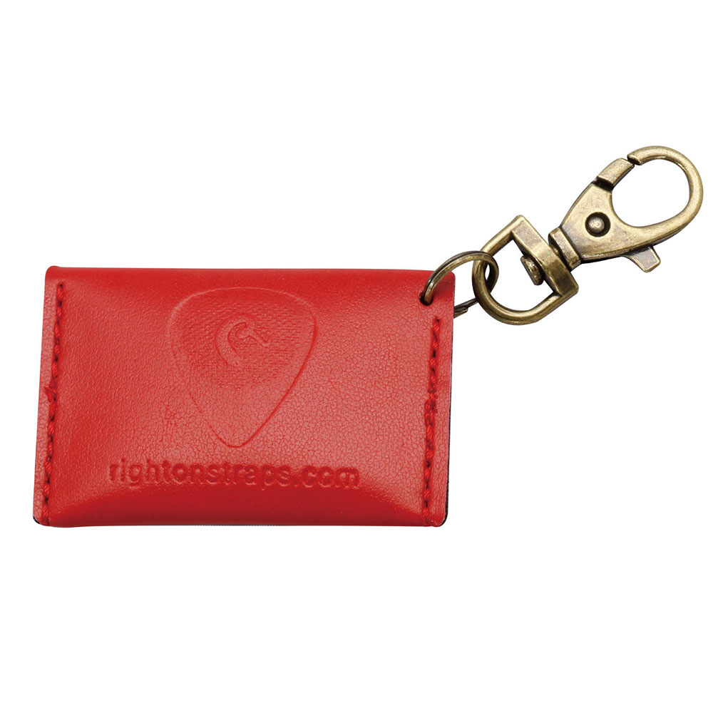Righton! STRAPS Pick Pouch Plain Red ピックケース 背面画像