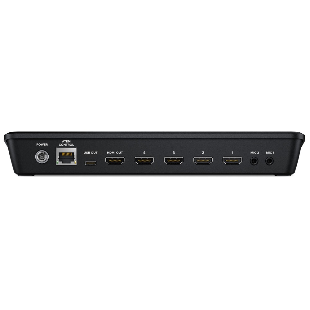 Blackmagic Design ATEM Mini Pro ライブプロダクションスイッチャー 国内正規品 入出力部の画像