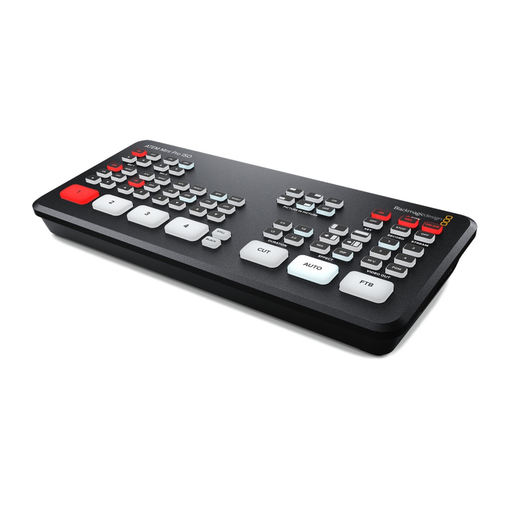 Blackmagic Design ATEM Mini Pro ISO ライブプロダクションスイッチャー 国内正規品 側面からの画像
