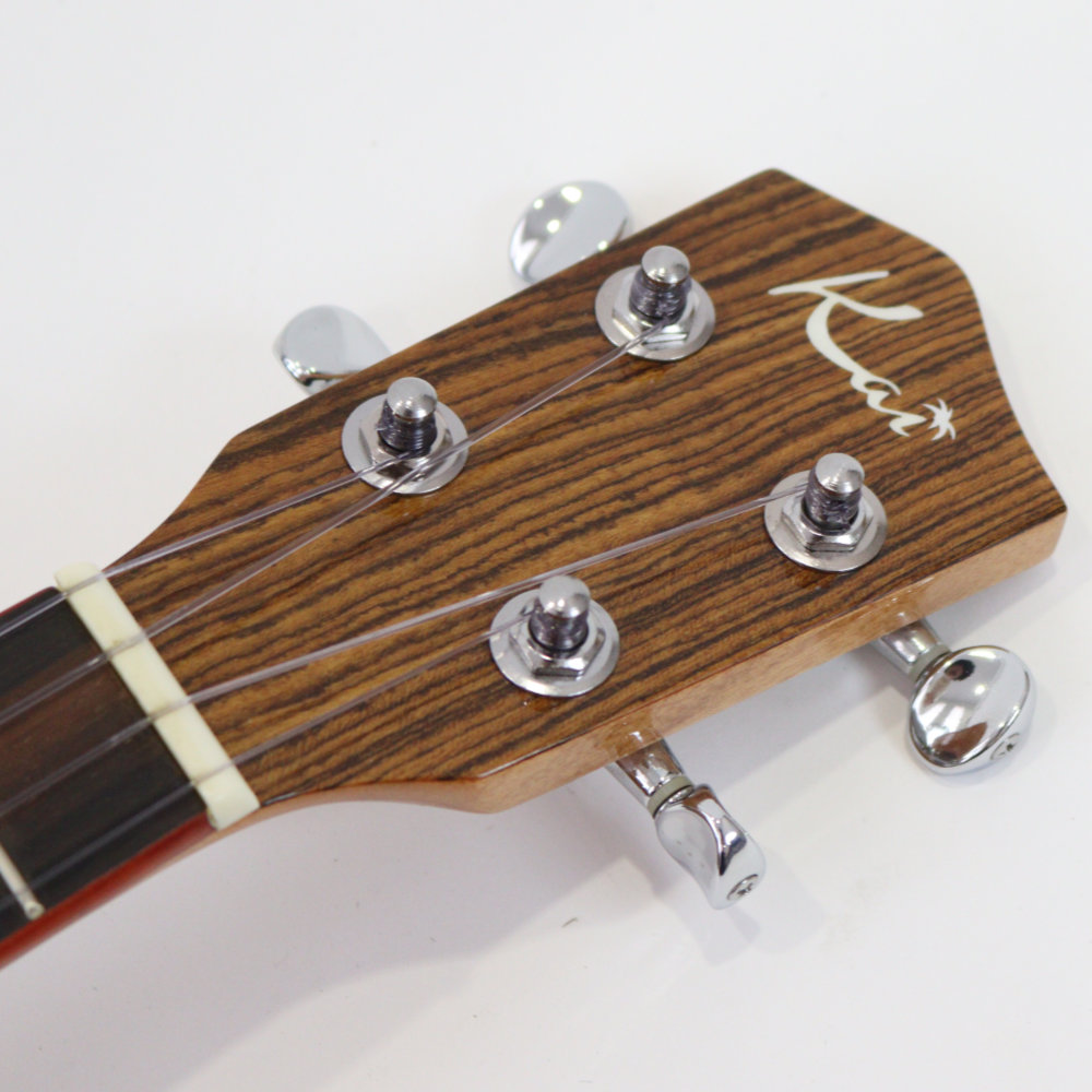 Kai Ukulele KC-700C コンサートウクレレ カッタウェイ有り ソフトケース付き ヘッド 画像