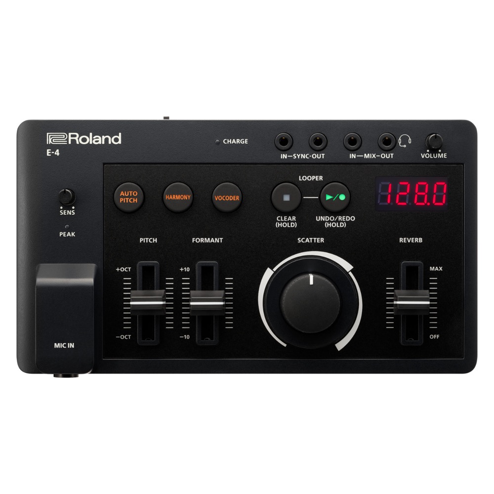 ROLAND E-4 VOICE TWEAKER AIRA COMPACT ボーカル用エフェクター ボーカル用ルーパー トップ画像
