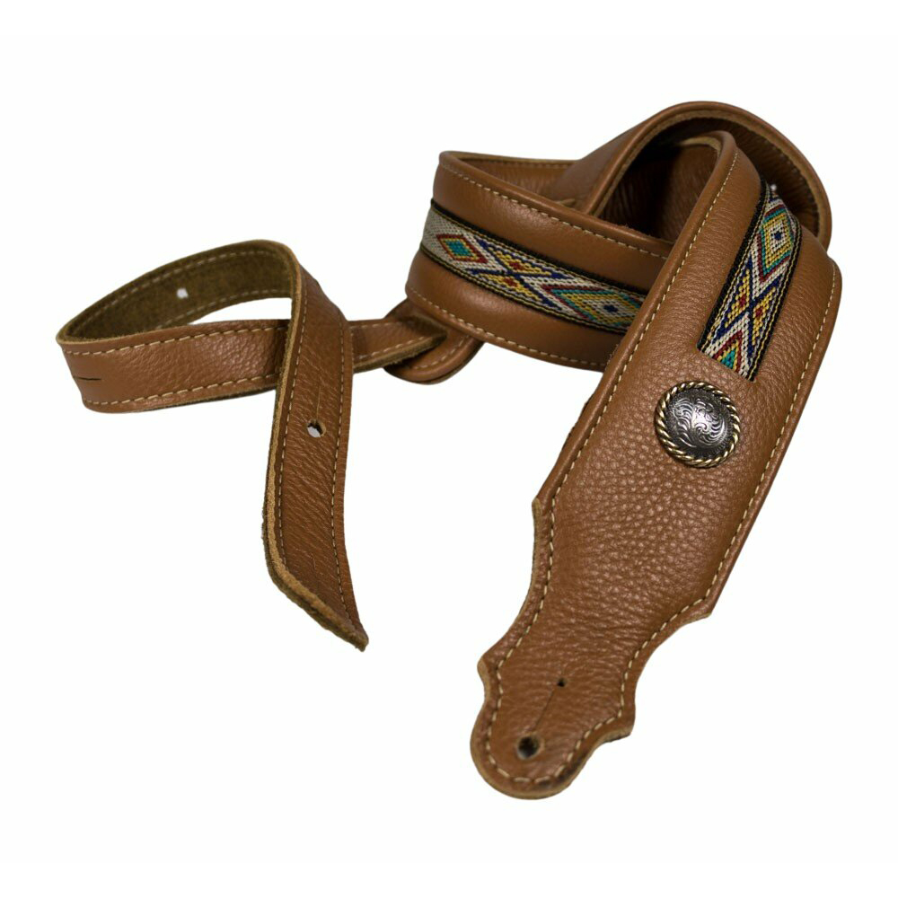 Franklin Southwest Padded Leather 11A-CA-N ギターストラップ 詳細画像