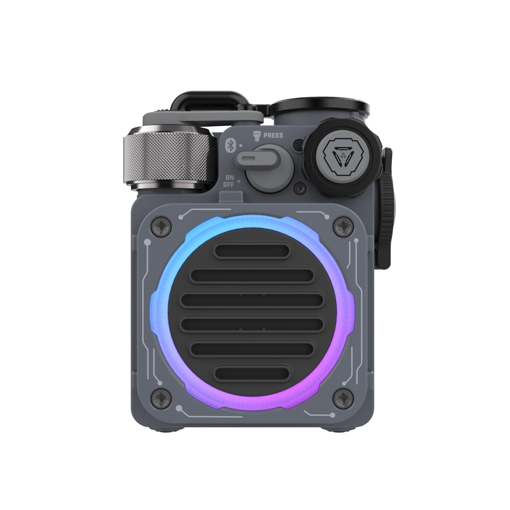 MUZEN Cyber Cube Gray Bluetoothスピーカー