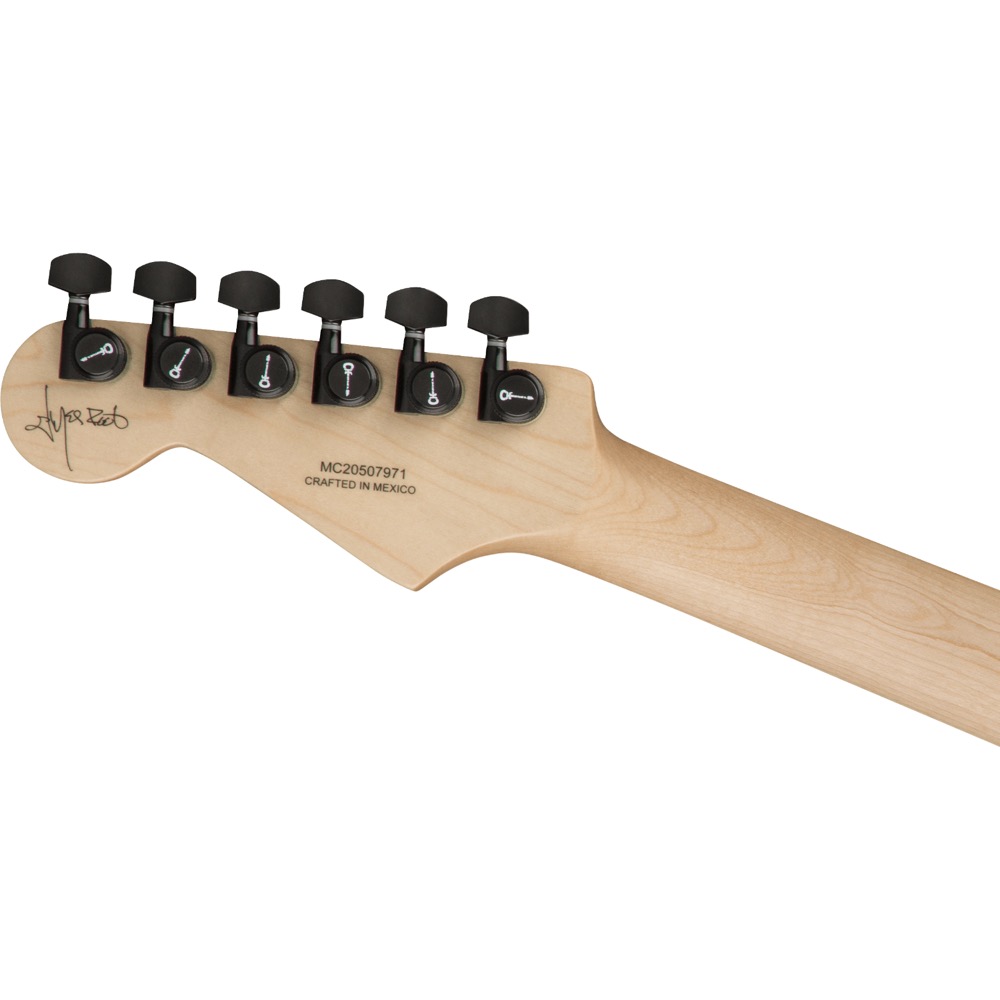 Charvel Jim Root Signature Pro-Mod San Dimas Style 1 HH FR E Satin White エレキギター ヘッドバック画像