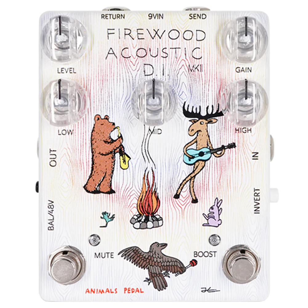 Animals Pedal Firewood Acoustic D.I. MKII アコースティックギター用エフェクター DI