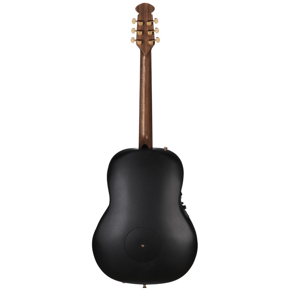OVATION 1687GT-5 Adamas I GT Non-Cutaway Deep Reverse Black エレクトリックアコースティックギター 背面全体の画像